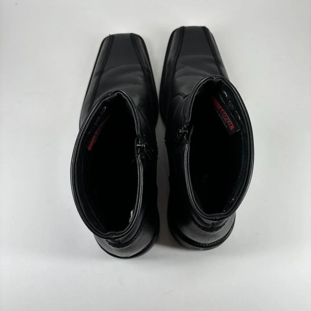 Lloyd Shoes Men's 11 Black Leather GORE-TEX Partelana Waterproof Zip Ankle Boots